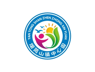 曾翼的磐石市煙筒山鎮(zhèn)中心幼兒園logo設(shè)計
