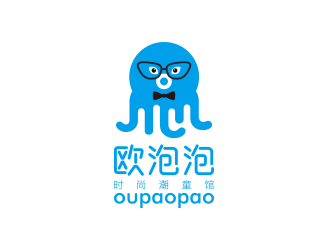 孫金澤的歐泡泡 時尚潮童館logo設(shè)計