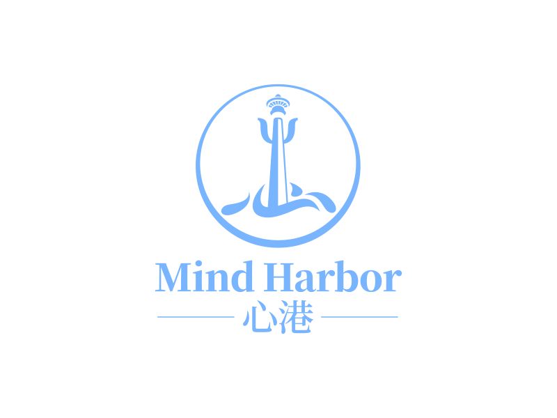 心港 Mind Harborlogo設(shè)計(jì)