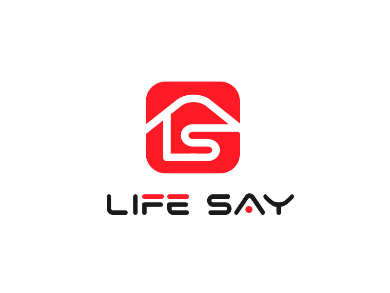 朱紅娟的life say / LIFE SAYlogo設(shè)計