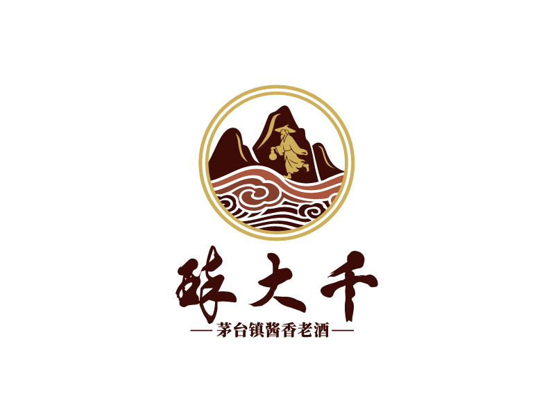 張俊的醉大千logo設(shè)計