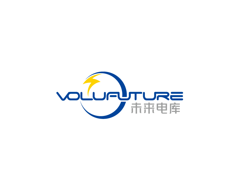 張俊的VoluFuture/未來(lái)電庫(kù) 主要設(shè)計(jì)英文LOGOlogo設(shè)計(jì)