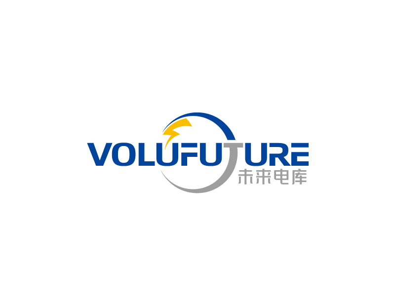 張俊的VoluFuture/未來(lái)電庫(kù) 主要設(shè)計(jì)英文LOGOlogo設(shè)計(jì)