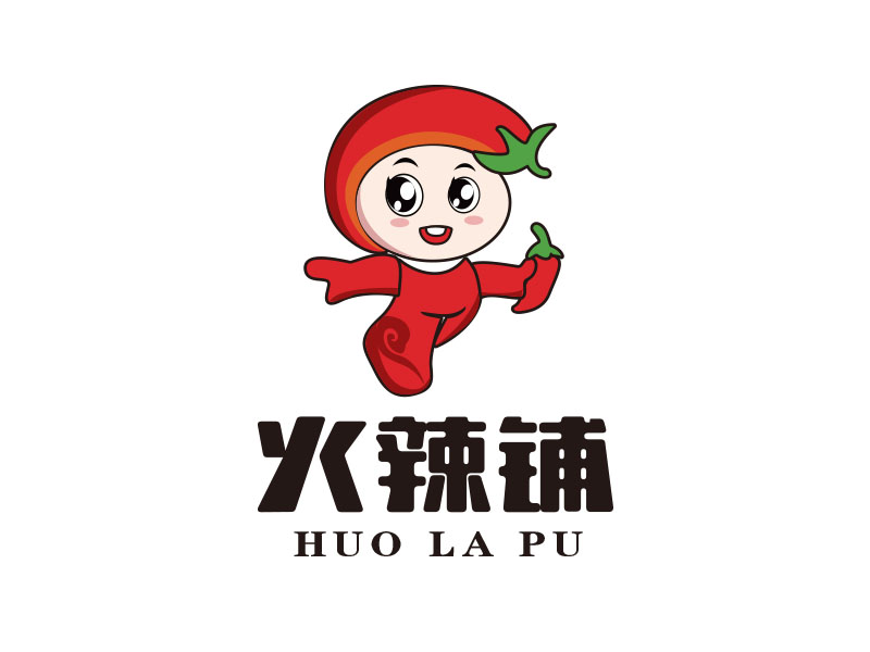 朱紅娟的火辣鋪logo設(shè)計